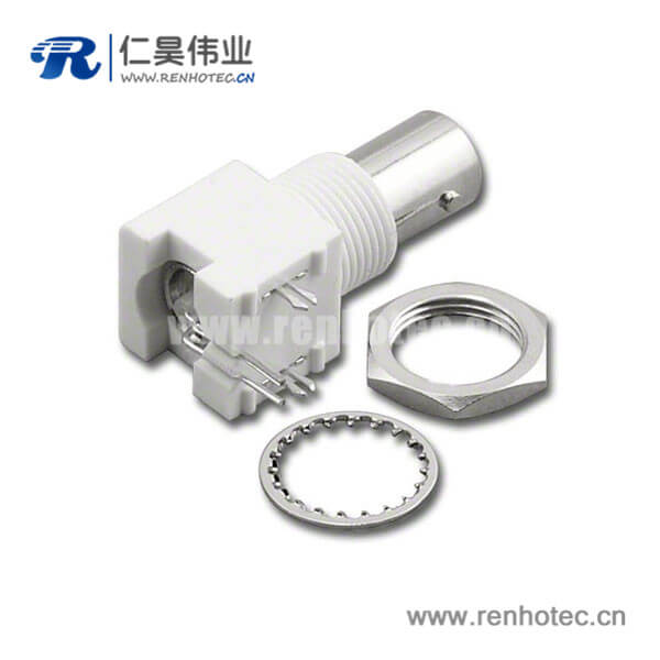 EB-001-0048 bnc50欧姆弯式射频同轴母头接PCB