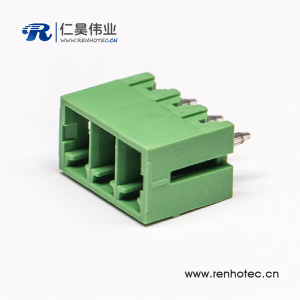 绿色接线端子台插拔式PCB端子对应插针压接接线 绿色接线端子台插拔式PCB端子对应插针压接接线