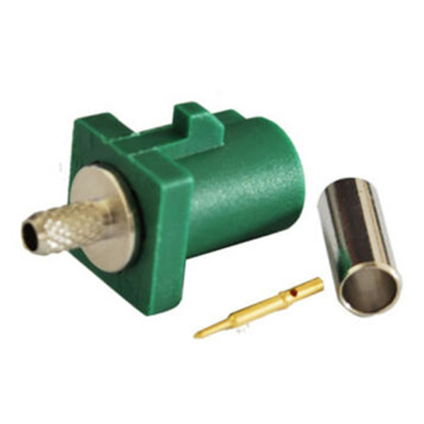 39-1 专业Fakra汽车阿联酋vs丹麦亚盘
E型公头绿色压接焊接接线RG316 RG174汽车TV天线用阿联酋vs丹麦亚盘