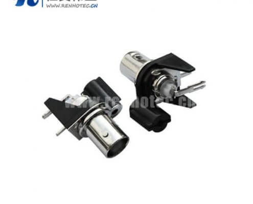 bnc母头黑色塑料外壳弯式50欧姆pcb板同轴阿联酋vs丹麦亚盘