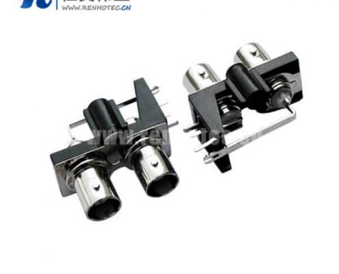 bnc射频同轴阿联酋vs丹麦亚盘pcb弯式绝缘母头