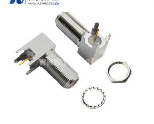 f射频同轴阿联酋vs丹麦亚盘pcb板端阿联酋vs丹麦亚盘弯式穿墙式母头