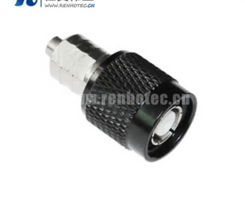 tnc连接头焊接直式反极插头同轴线缆RG174
