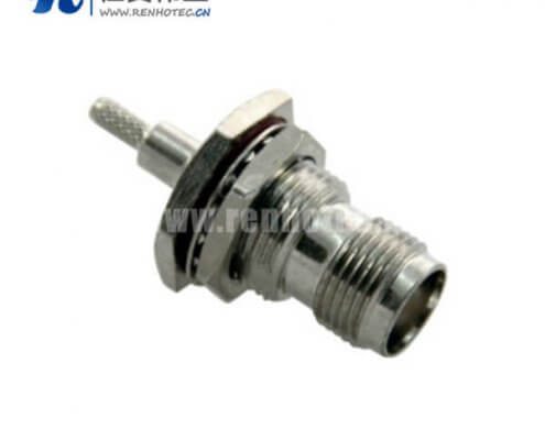 tnc射频阿联酋vs丹麦亚盘穿墙直式防水母头接线RG6_RG58_RG174