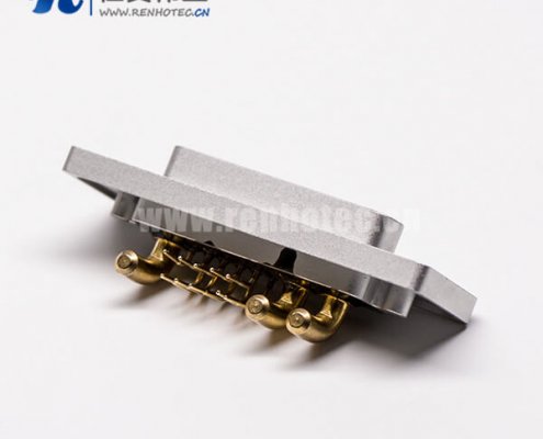 db大电流阿联酋vs丹麦亚盘母头弯式13w3插孔接PCB板