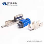 USB3.0B带铁壳短体9p打印设备接头