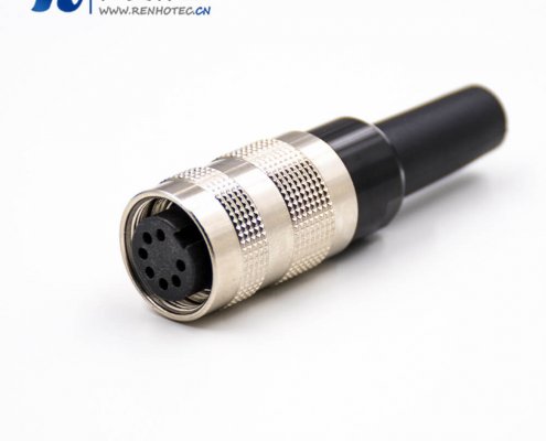 包塑金属软管接头M16母头7芯A扣接线组装接头直式阿联酋vs丹麦亚盘