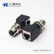 m12插座转rj45阿联酋vs丹麦亚盘
m12A型母头转RJ45弯式插座