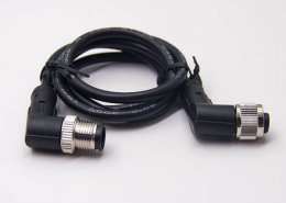 m12电缆弯母头A编码1M AWG223芯不带屏蔽工业防水阿联酋vs丹麦亚盘
