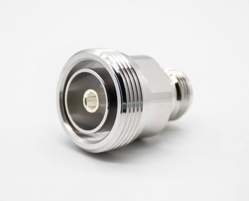 N母头转DIN7/16母头RF转接头直式镀镍同轴阿联酋vs丹麦亚盘