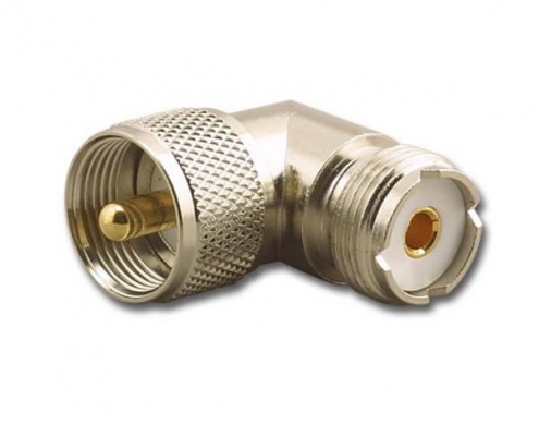 UHF公转母RF转接头90度弯头