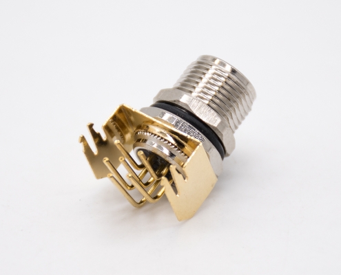 M8弯角PCB板端前锁阿联酋vs丹麦亚盘
A型6芯防水母座传感器