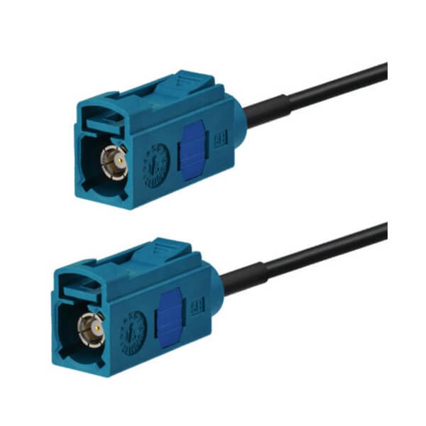 Fakra塑膠外殼汽車天線Fakra Z母對母接線50釐米