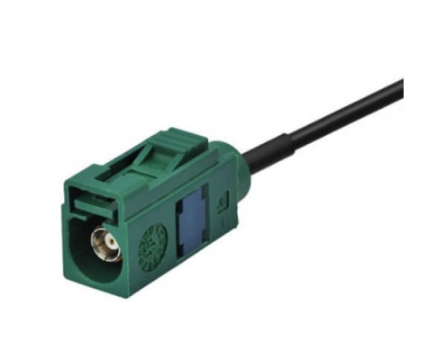 Fakra连接头E型直式母转母汽车汽车立体声FM AM收音机天线1米