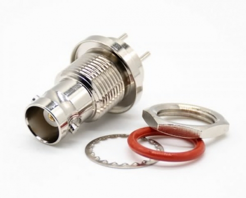 BNC接头防水母头直式标准75ΩPCB板安装插孔镀镍阿联酋vs丹麦亚盘