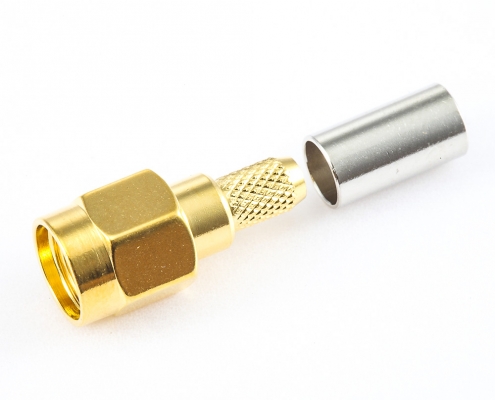 SYV50-2接线公头直式SMA阿联酋vs丹麦亚盘压接