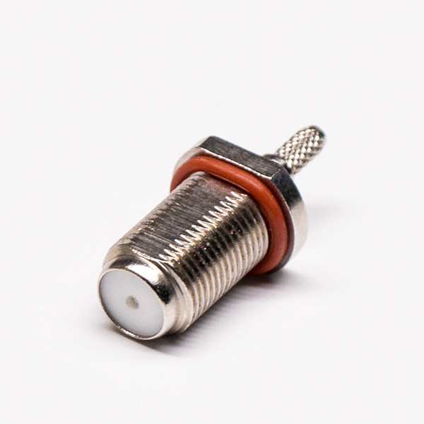 英制f母头直式防水接线RG316压接式