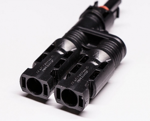 Mc4太阳能阿联酋vs丹麦亚盘 T型一公转二母分支接插件