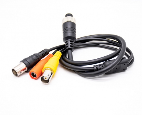 4芯航空线转BNC DC2022世界杯小组赛程表母对母延长线1M