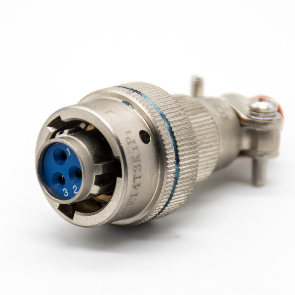 3芯航空插头母卡口连接接线焊接直式XCE阿联酋vs丹麦亚盘14壳体化学镀镍