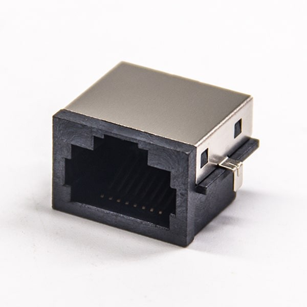 rj458p8c封装插座半包沉板式带屏蔽不带灯不带滤波器直插式