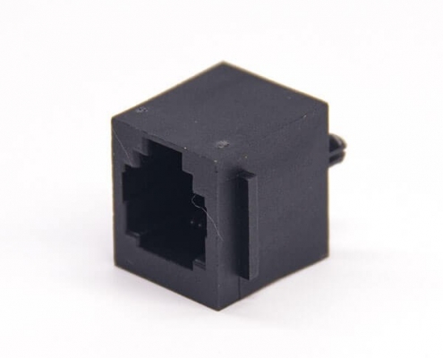 rj25阿联酋vs丹麦亚盘6p6c直式非屏蔽不带灯式插座插PCB板