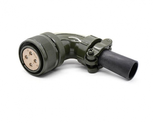 弯式MS3108A22-22S航空插头 金属4芯航空阿联酋vs丹麦亚盘 弯头