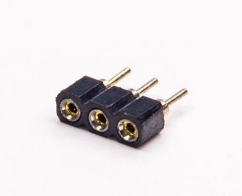 2.54圆孔排针直式180度插板式3pin阿联酋vs丹麦亚盘