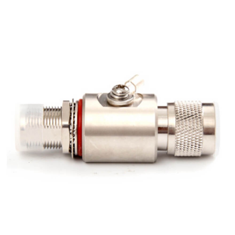 N型避雷器公转母N-JKY直式IP67RF射频避雷器DC-3GHz