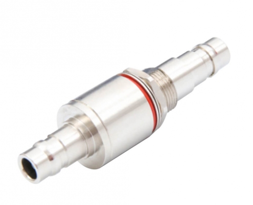 天馈同轴避雷器DC-6GHz直式IP67母转母QN射频避雷器