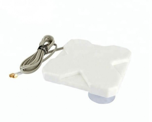 35dBi3G4G白色天线接SMA/CRC9/TS9头