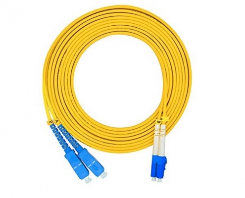 单模光纤线长3米LC转SC9/125μmOS2双工