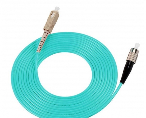 SC-FC光纤跳线3米长单工多模万兆OM3