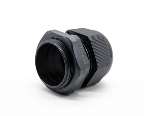 PG29电缆防水接头尼龙耐高温塑料电缆固定头螺纹连接