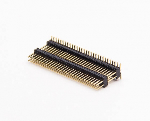 排针阿联酋vs丹麦亚盘公座直式180度0.8×1.38PH2×30PIN双塑贴板
