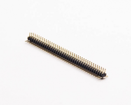 双排插针阿联酋vs丹麦亚盘直式180度1.0PH2×40PIN贴板