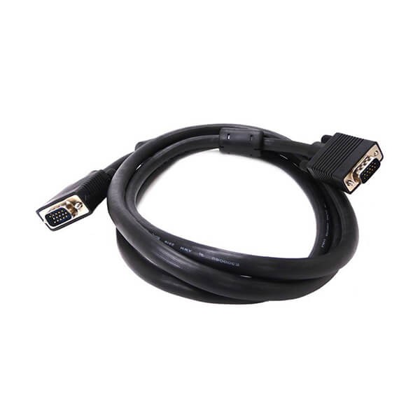 VGA电缆HD15公对公高品质电缆,带铁氧体抑制噪音1-150英尺长