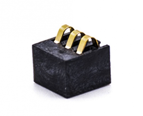 3芯阿联酋vs丹麦亚盘2.5PH塑高5.5H镀金锂电池弹片