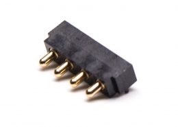 弹簧针焊接多Pin系列F型4芯2.5MM平放焊接式PogoPin阿联酋vs丹麦亚盘
