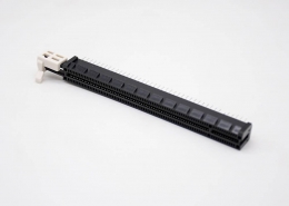 PCIE阿联酋vs丹麦亚盘164芯黑色注塑插板式记忆卡槽