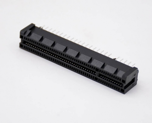 PCIE扁平阿联酋vs丹麦亚盘
98芯导柱式插槽8X接PCB板